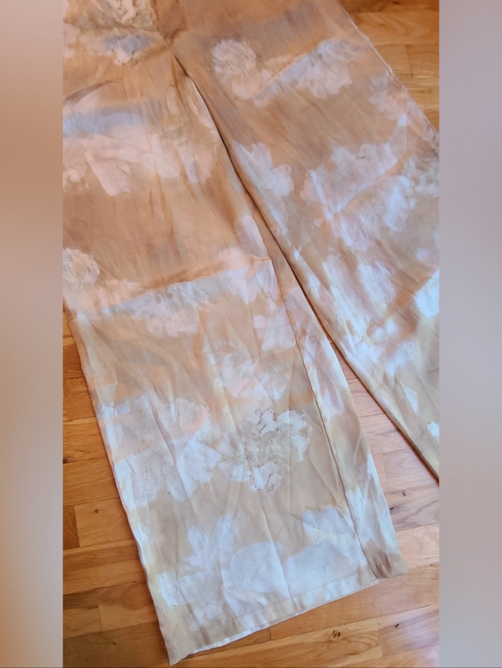🆕️Commense Romance Floral Printed High Rise Straight Pants Resortwear Large - Picture 6 of 10
